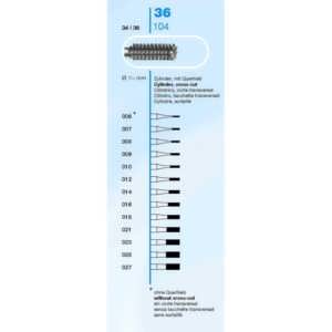 FRESE FESSURA CILINDR FIG 36 - 016