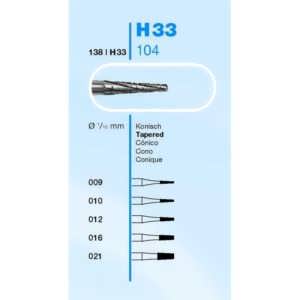 FRESE TUNGSTENO H33 - 009