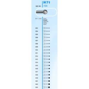FRESE TUNGSTENO H71 PALLA - 040